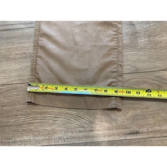 Banana Republic Linen Pant Mens 34x31 Beige Relaxed Straight Beach Casual - Picture 7 of 10